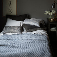 Bella Notte Silk Velvet Quilted Coverlet