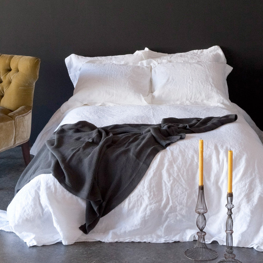 Bella Notte linen duvet cover